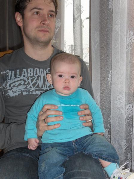 Avec son papa !