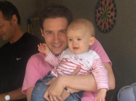 Evan et son pôpa !
