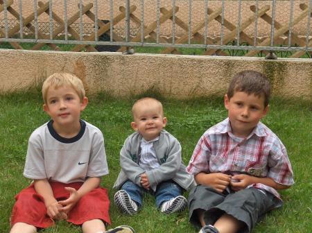 Les 3 petits garçons de la famille