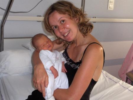 Une maman rayonnante...
